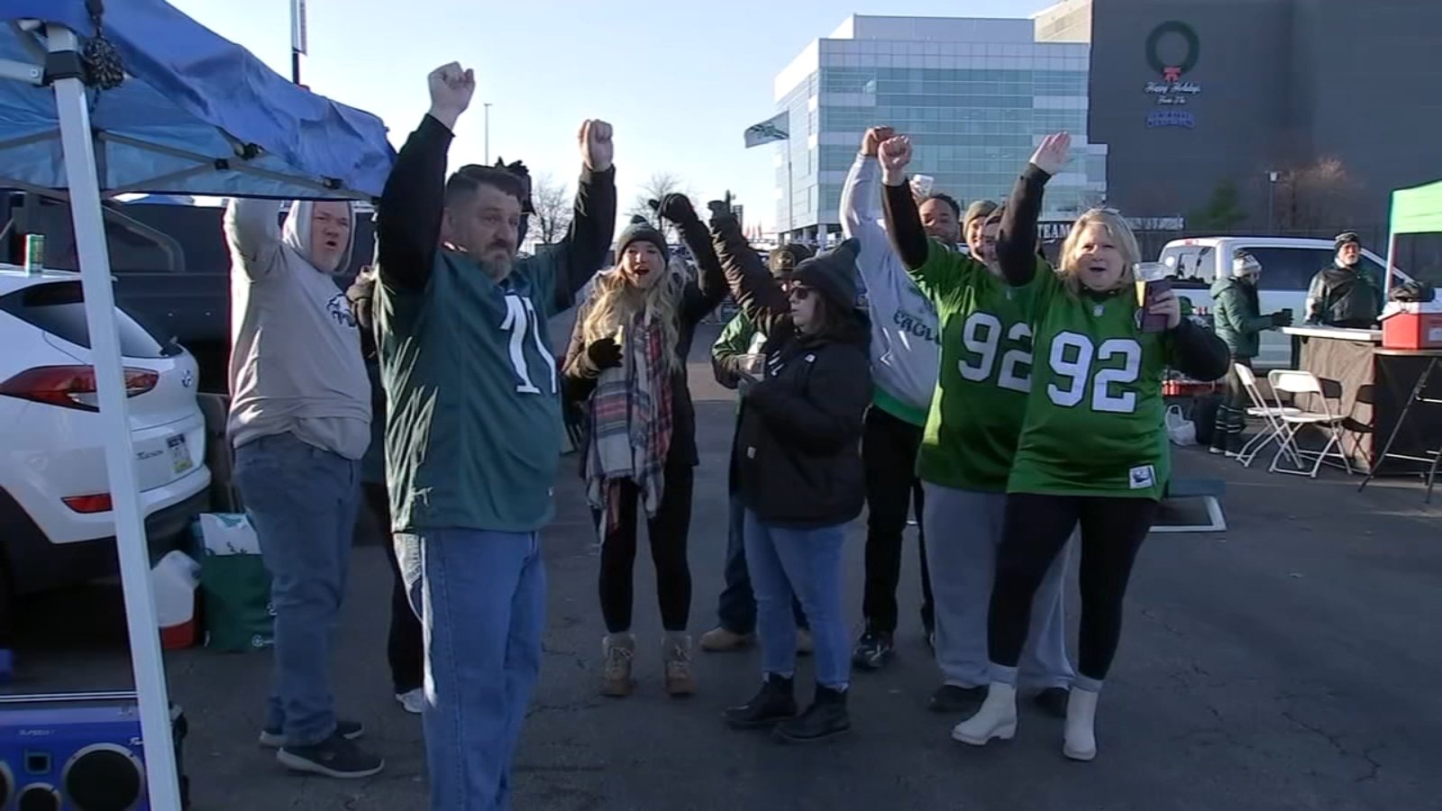 Philadelphia Eagles: Family throws surprise birthday party at tailgate for Vietnam veteran