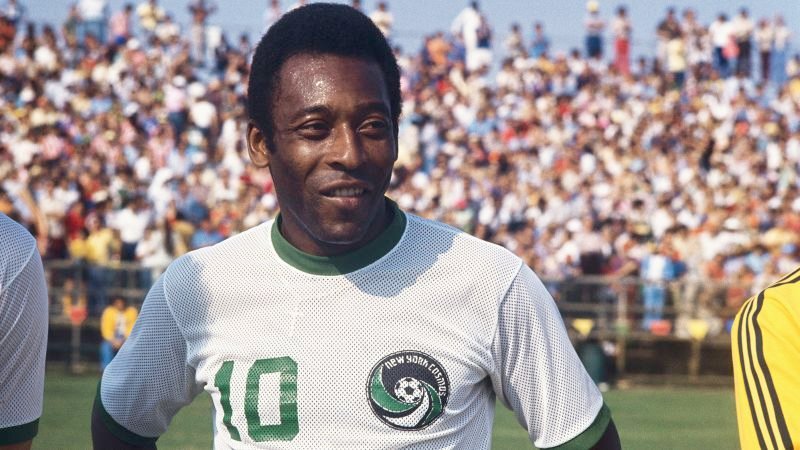 Pelé’s final hurrah at New York Cosmos helped spark ‘sporting revolution’ across North America